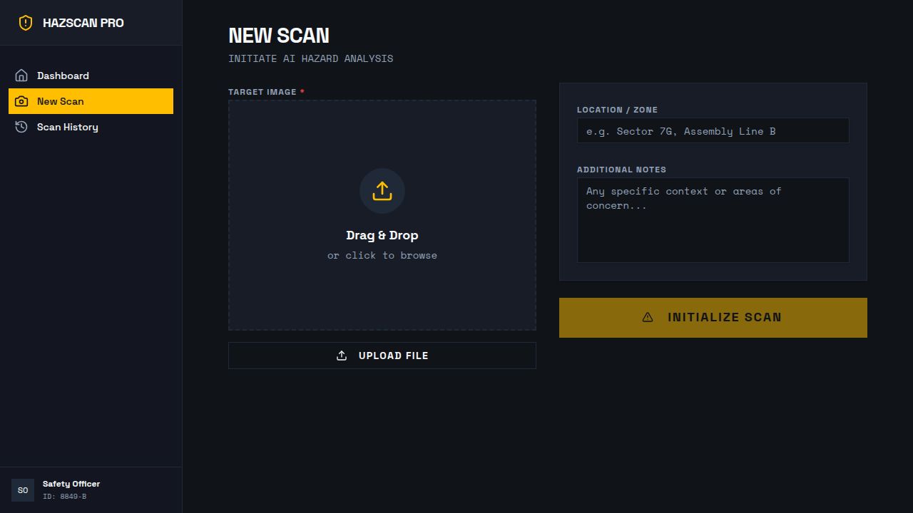 HazScan Pro  AI-powered industrial safety hazard scanner