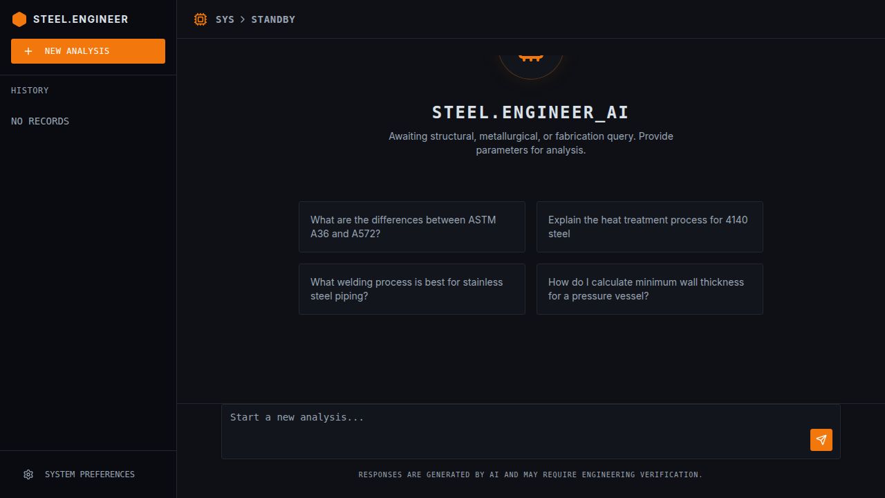 Steel Mechanical AI Engineer